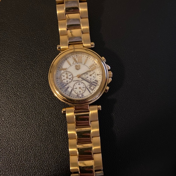 Andrew Marc Classic Chronograph Mother of Pearl Dial Watch Pretty! main image 5